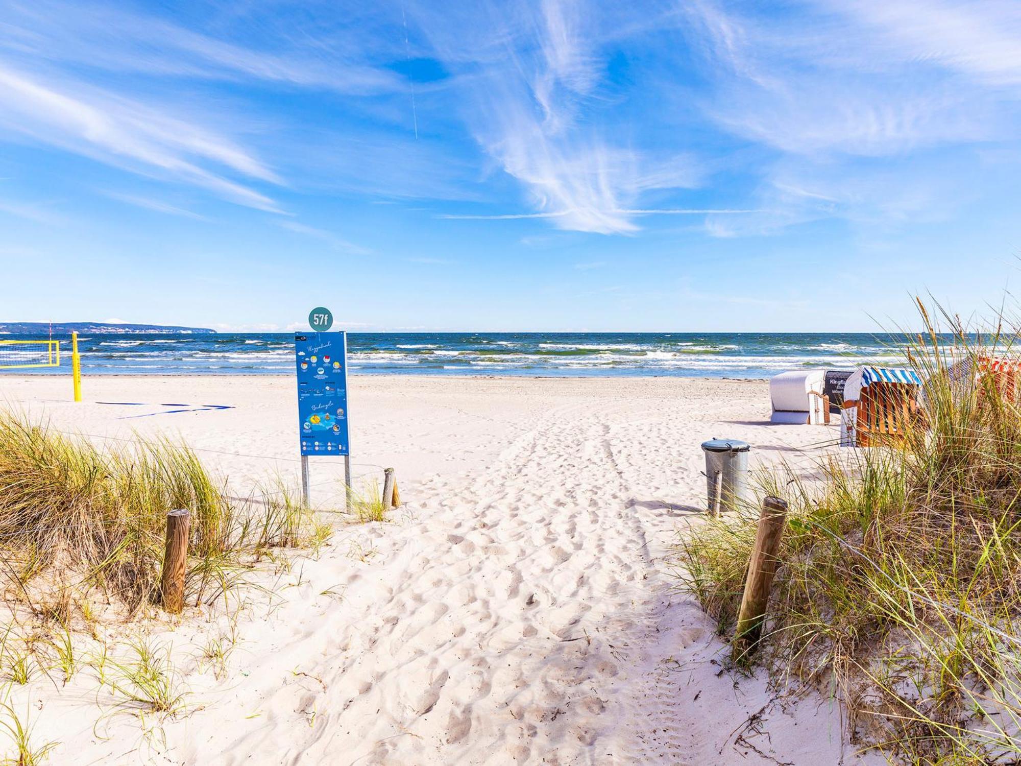 Fewo Prora - Kingfisher Dachterrasse Binz Bagian luar foto
