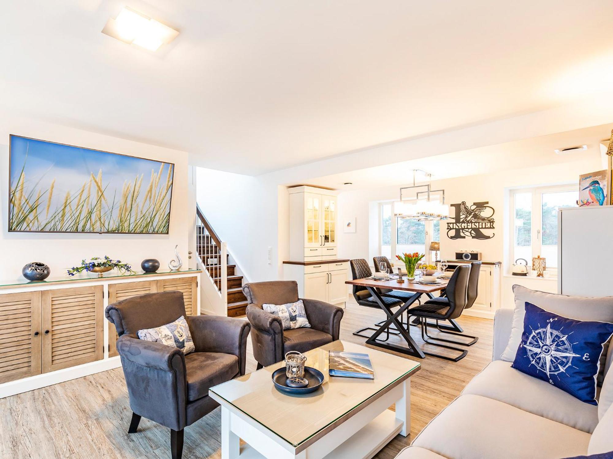 Fewo Prora - Kingfisher Dachterrasse Binz Bagian luar foto